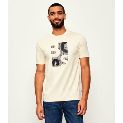 Boss BLACK T-shirt H-Thompson 655 Regular Fit mercerised beżowy M Boss BLACK T-shirt H-Thompson 655 Regular Fit mercerised beżowy M