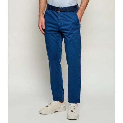 Boss ORANGE Spodnie chino Slim Fit niebieski 34/34 Boss ORANGE Spodnie chino Slim Fit niebieski 34/34