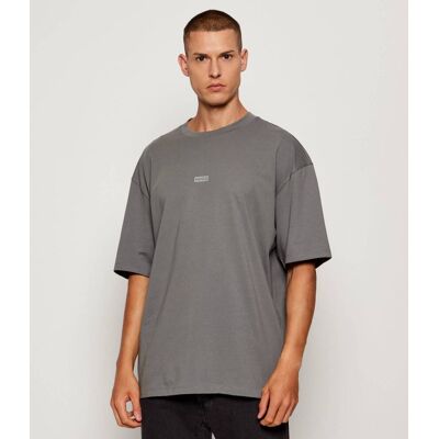 Hugo Blue T-shirt Nalono Relaxed fit szary M Hugo Blue T-shirt Nalono Relaxed fit szary M