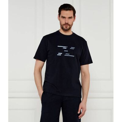 Boss GREEN T-shirt Tee Tape HJ Regular Fit granatowy XL Boss GREEN T-shirt Tee Tape HJ Regular Fit granatowy XL