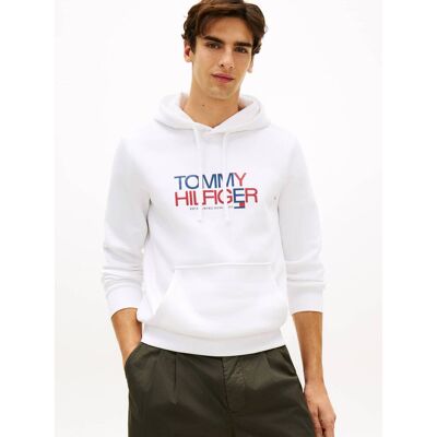 Tommy Hilfiger Bluza BRAND LOVE Regular Fit biały XL Tommy Hilfiger Bluza BRAND LOVE Regular Fit biały XL