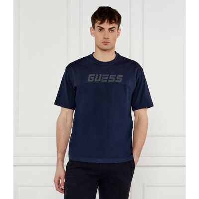 Guess ACTIVE T-shirt Regular Fit granatowy L Guess ACTIVE T-shirt Regular Fit granatowy L