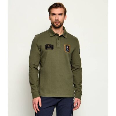 Aeronautica Militare Polo Regular Fit khaki L Aeronautica Militare Polo Regular Fit khaki L