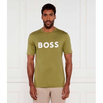 Boss BLACK T-shirt Tiburt 354 Regular Fit zielony XXL Boss BLACK T-shirt Tiburt 354 Regular Fit zielony XXL