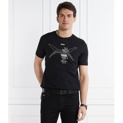 Boss GREEN T-shirt Tee 3 Regular Fit czarny S Boss GREEN T-shirt Tee 3 Regular Fit czarny S