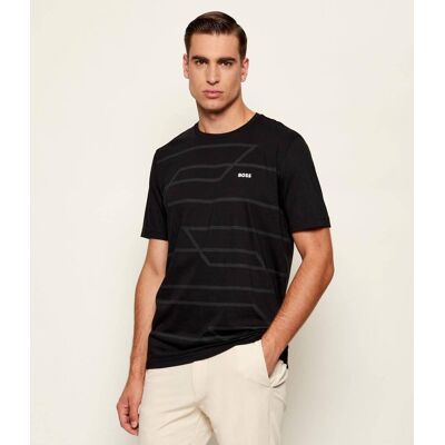 Boss GREEN T-shirt TS_Pattern GOC Regular Fit czarny M Boss GREEN T-shirt TS_Pattern GOC Regular Fit czarny M