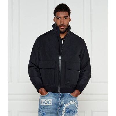 HUGO Kurtka bomber Beren2511 Regular Fit czarny L HUGO Kurtka bomber Beren2511 Regular Fit czarny L