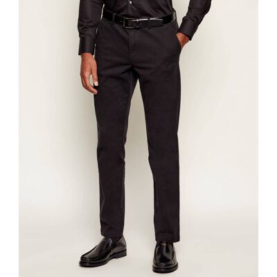 Boss BLACK Spodnie chino Kaito1 Slim Fit stretch czarny 50 Boss BLACK Spodnie chino Kaito1 Slim Fit stretch czarny 50