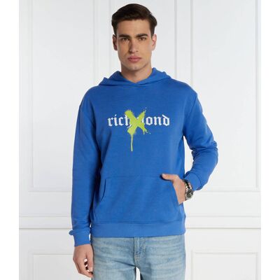 Richmond X Bluza Regular Fit niebieski XL Richmond X Bluza Regular Fit niebieski XL