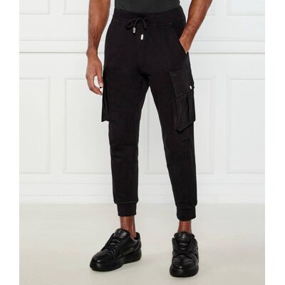 Dsquared2 Spodnie dresowe Cargo Cypro Regular Fit czarny XXL Dsquared2 Spodnie dresowe Cargo Cypro Regular Fit czarny XXL