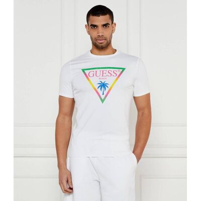 Guess Underwear T-shirt Slim Fit biały XXL Guess Underwear T-shirt Slim Fit biały XXL