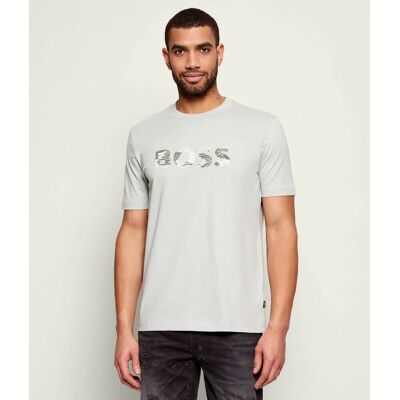 Boss ORANGE T-shirt Te_Insignia Regular Fit zielony XXL Boss ORANGE T-shirt Te_Insignia Regular Fit zielony XXL