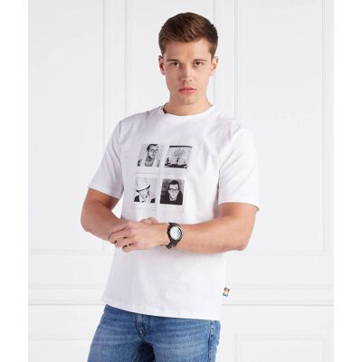 Boss BLACK T-shirt T_Pola Regular Fit biały XXL Boss BLACK T-shirt T_Pola Regular Fit biały XXL