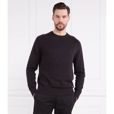Calvin Klein Sweter Regular Fit czarny S Calvin Klein Sweter Regular Fit czarny S