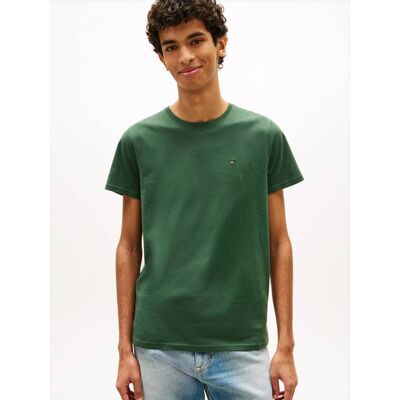 Tommy Jeans T-shirt Slim Fit butelkowa zieleń XXXL Tommy Jeans T-shirt Slim Fit butelkowa zieleń XXXL