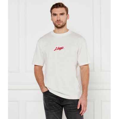 HUGO T-shirt Dlogotee Loose fit ecru XL HUGO T-shirt Dlogotee Loose fit ecru XL