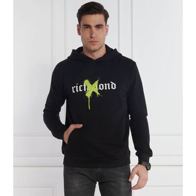 Richmond X Bluza Regular Fit czarny XXL Richmond X Bluza Regular Fit czarny XXL