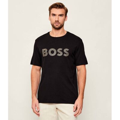 Boss GREEN T-shirt Logo Future Regular Fit pima czarny XL Boss GREEN T-shirt Logo Future Regular Fit pima czarny XL