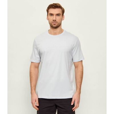 Calvin Klein T-shirt Regular Fit błękitny S Calvin Klein T-shirt Regular Fit błękitny S
