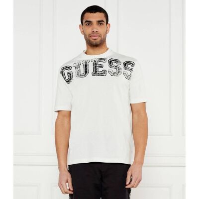 Guess ACTIVE T-shirt BUGLER Regular Fit biały XXL Guess ACTIVE T-shirt BUGLER Regular Fit biały XXL