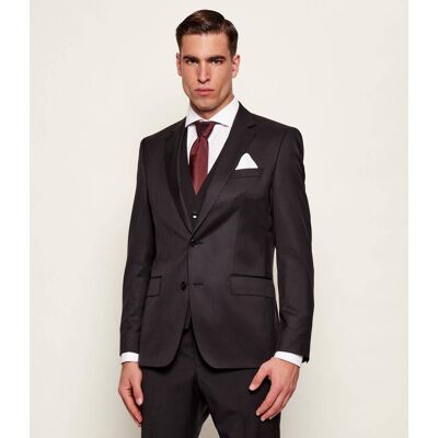 Boss BLACK Wełniana marynarka Slim Fit czarny 56 Boss BLACK Wełniana marynarka Slim Fit czarny 56