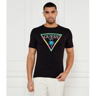 Guess Underwear T-shirt Slim Fit czarny L Guess Underwear T-shirt Slim Fit czarny L