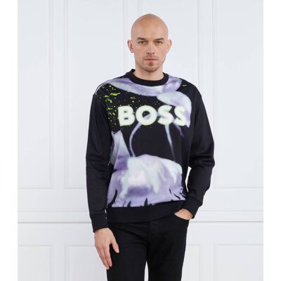 Boss GREEN Bluza Salbo Lotus Regular Fit czarny XXL Boss GREEN Bluza Salbo Lotus Regular Fit czarny XXL