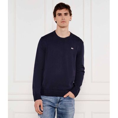 Tommy Jeans Sweter Slim Fit granatowy XL Tommy Jeans Sweter Slim Fit granatowy XL