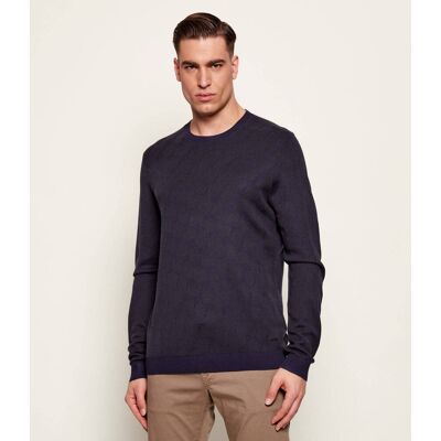 Joop! Sweter Ravorono Regular Fit granatowy XXL Joop! Sweter Ravorono Regular Fit granatowy XXL