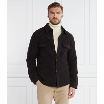 Oscar Jacobson Koszula Maverick Jacket Regular Fit z dodatkiem wełny brązowy XL Oscar Jacobson Koszula Maverick Jacket Regular Fit z dodatkiem wełny brązowy XL