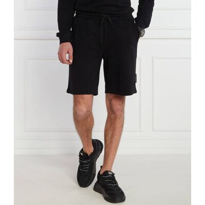 Richmond X Szorty BERMUDA FLEECE HANZ Relaxed fit czarny S Richmond X Szorty BERMUDA FLEECE HANZ Relaxed fit czarny S