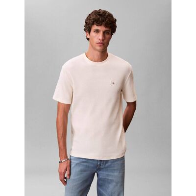 Calvin Klein Jeans T-shirt Classic fit kremowy L Calvin Klein Jeans T-shirt Classic fit kremowy L