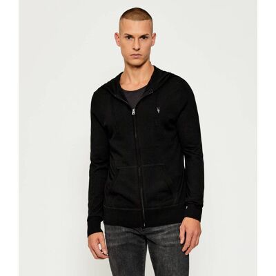 AllSaints Wełniany sweter MODE Slim Fit czarny XL AllSaints Wełniany sweter MODE Slim Fit czarny XL