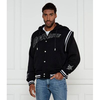 OFF-WHITE Kurtka bomber Loose fit czarny S OFF-WHITE Kurtka bomber Loose fit czarny S
