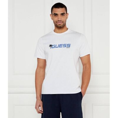 Guess Underwear T-shirt PALM LOGO Regular Fit biały L Guess Underwear T-shirt PALM LOGO Regular Fit biały L