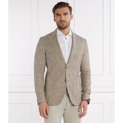 Oscar Jacobson Marynarka Ferry Patch Soft Regular Fit beżowy 50 Oscar Jacobson Marynarka Ferry Patch Soft Regular Fit beżowy 50