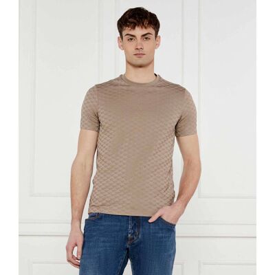 Giorgio Armani Emporio Armani T-shirt Slim Fit beżowy L Giorgio Armani Emporio Armani T-shirt Slim Fit beżowy L