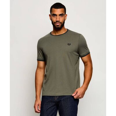 Fred Perry T-shirt Regular Fit oliwkowy S Fred Perry T-shirt Regular Fit oliwkowy S