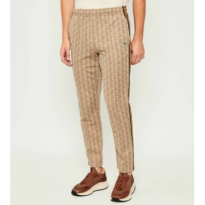 Lacoste Spodnie dresowe Regular Fit beżowy XL Lacoste Spodnie dresowe Regular Fit beżowy XL