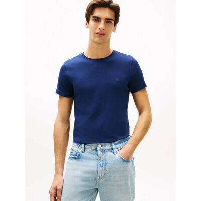 Tommy Hilfiger T-shirt Slim Fit stretch granatowy S Tommy Hilfiger T-shirt Slim Fit stretch granatowy S