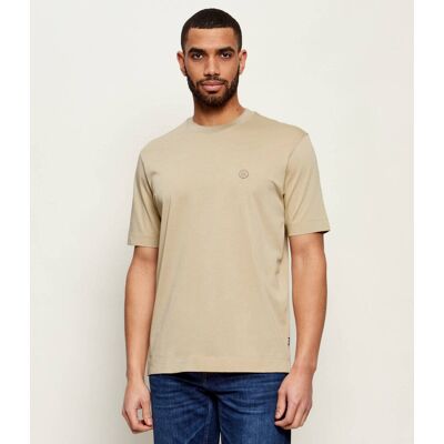 Boss BLACK T-shirt C-Tames 98 Regular Fit mercerised beżowy XXL Boss BLACK T-shirt C-Tames 98 Regular Fit mercerised beżowy XXL