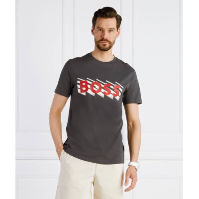 ORANGE T-shirt TEEBOSSRETE Relaxed fit grafitowy M ORANGE T-shirt TEEBOSSRETE Relaxed fit grafitowy M
