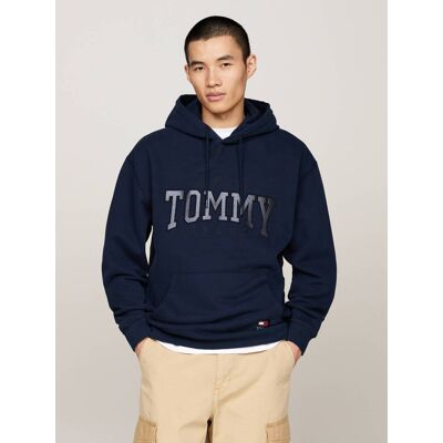 Tommy Jeans Bluza Loose fit granatowy S Tommy Jeans Bluza Loose fit granatowy S