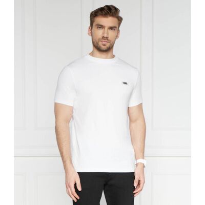 Karl Lagerfeld T-shirt Regular Fit stretch biały XXXL Karl Lagerfeld T-shirt Regular Fit stretch biały XXXL