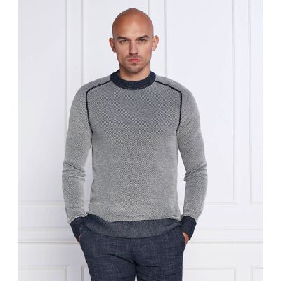 Boss ORANGE Sweter Akopak Slim Fit granatowy XXXL Boss ORANGE Sweter Akopak Slim Fit granatowy XXXL
