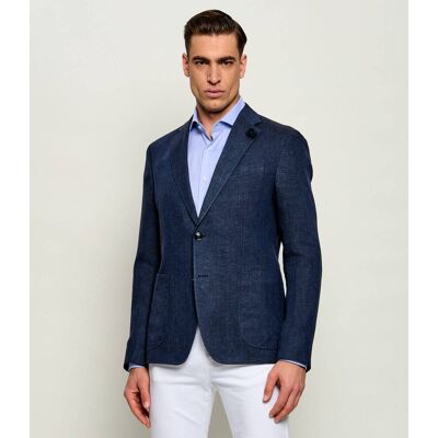 Joop! Lniana marynarka Hoverest Slim Fit granatowy 54 Joop! Lniana marynarka Hoverest Slim Fit granatowy 54