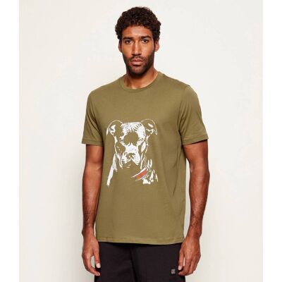 HUGO T-shirt Dubrox Regular Fit khaki M HUGO T-shirt Dubrox Regular Fit khaki M