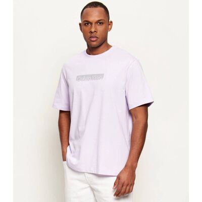 Calvin Klein T-shirt Regular Fit lawendowy M Calvin Klein T-shirt Regular Fit lawendowy M