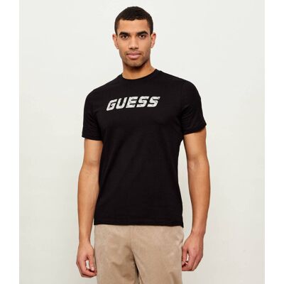 Guess ACTIVE T-shirt MASKA Regular Fit czarny L Guess ACTIVE T-shirt MASKA Regular Fit czarny L