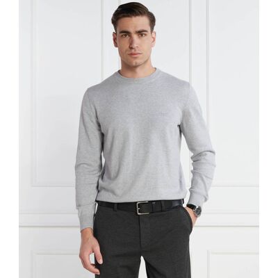 Boss BLACK Sweter Pacas-L Regular Fit szary XL Boss BLACK Sweter Pacas-L Regular Fit szary XL